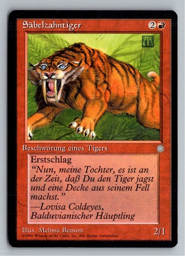 Magic mtg säbelzahntiger - mtg,