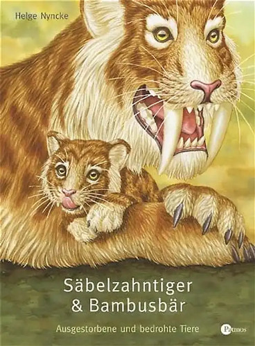 Säbelzahntiger und bambusbär - säbelzahntiger,